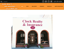 Tablet Screenshot of clockrealty.com